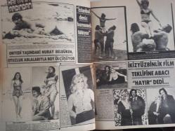 Pazar Haftalık Aktüalite Sinema Tiyatro Müzik ve Magazin Dergisi - 17 Mayıs 1974 - Sayı:921 - Pakize Suda - Ceyhan Cem - Emel Özden Şarkıcı Oldu - Harıl Harıl Ders Alıyor - Emel Özden - Ergüder Yoldaş - Semra Yıldız - Sarışın Bomba Tam Kırk Yaşında - Bertha İçin Çıplaklık En Büyük Mutluluk - Feri Cansel Posteri - Prenses Banu - Neri Neril Yeşilçam'a Demir Attı - Kadir İnanır Başrolde - Nuray Belbüken - Murat Köseoğlu - Muazzez Abacı - Selma Güneri - İlhan İrem - Emel Sayın - Norma Levy - Colin Levy - Erol Taş - Hülya Şengül - Mesut Engin - Ahmet Turgutlu fotoğraf ve haberi - Dergi Tam Değildir Sadece 16 Sayfası mevcuttur