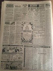 YENİ SABAH GAZETESİ  25 EYLÜL 1961 YIL :24 SAYI :8094---Uçak kazasından  bir iki kurtuldu -- Karanlıktepe 'ye  çarparak  ,yanan TAY uçağının  en kazı  dün  sabah  bulundu --Mehmet Kolaylı  ( Banka Müfettişi ) , Mazlum Demirer ( İkinci Kaptan ) ,Cevdet Dinçer (Makinist ),Kemal Tatarer  ( Kaptan Pilot )  ,Erdoğan  Özsan ( Kabin Memuru ) ,Utku Saygun (Teknik Üniversite  )  Facia kurbanlarının aileleri  keder içinde --Seçim  Kampanyası  Dün Sükunet İçinde Başladı --Adana da yuvarlak masa unutuluverdi --Geçim -Toto :Siyavuşgil --Doğunun en canlı şehri :Diyarbakır --Tiyatro :Mevsim Başlıyor --Yıldız Kenter  Diyor Ki ..Sinema :Camdaki Kız ,Grand Hotel ---A ve B Milli Takımları Açıklandı ---Varan üç :Fenerbahçe  dün de  Şekerhilal  'e  mağlup  oldu :0-1--A.Ordu ,Vefa 'yı  kolay yendi :3-0--Yüzmede 10  rekor kırıldı --