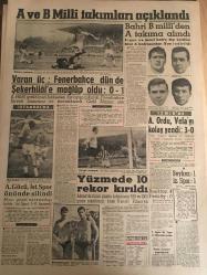 YENİ SABAH GAZETESİ  25 EYLÜL 1961 YIL :24 SAYI :8094---Uçak kazasından  bir iki kurtuldu -- Karanlıktepe 'ye  çarparak  ,yanan TAY uçağının  en kazı  dün  sabah  bulundu --Mehmet Kolaylı  ( Banka Müfettişi ) , Mazlum Demirer ( İkinci Kaptan ) ,Cevdet Dinçer (Makinist ),Kemal Tatarer  ( Kaptan Pilot )  ,Erdoğan  Özsan ( Kabin Memuru ) ,Utku Saygun (Teknik Üniversite  )  Facia kurbanlarının aileleri  keder içinde --Seçim  Kampanyası  Dün Sükunet İçinde Başladı --Adana da yuvarlak masa unutuluverdi --Geçim -Toto :Siyavuşgil --Doğunun en canlı şehri :Diyarbakır --Tiyatro :Mevsim Başlıyor --Yıldız Kenter  Diyor Ki ..Sinema :Camdaki Kız ,Grand Hotel ---A ve B Milli Takımları Açıklandı ---Varan üç :Fenerbahçe  dün de  Şekerhilal  'e  mağlup  oldu :0-1--A.Ordu ,Vefa 'yı  kolay yendi :3-0--Yüzmede 10  rekor kırıldı --