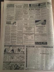 YENİ SABAH GAZETESİ  24 EYLÜL  1961 YIL :24 SAYI :8093---Uçak kazası 33 ölü var  : Adana dan  Kalkan THY Uçağı  Esenboğa da Düştü --Namus Sözümüzü Tutuyoruz :Gürsel Seçim İçin Radyo da Millete Hitap Ediyoruz --İçişleri Bakanı Memurlardan Tarafsız Kalmalarını  İstedi --İmralı da ki  43 suçlu  da Kayseri ye  nakledildi ---Bugün  Propaganda :Siyavuşgil -- 1Ekim den itibaren  tek tip  ekmek  çıkarılıyor --Erzincan da  örnek bir seçim  mücadelesi  var -- Kiraz  da dolaşan  fısıltı  :AP bir  muvazaa partisi---Fenerbahçe  Ankaragücünü  penaltı  golüyle  yendi :1-0--Şekerhilal :1 İstanbul spor :1--İzmir Spor -Vefa Maçı 80 Dakika Oynandı ---Yüzme Şampiyonası  Dört Rekorla Açıldı ---