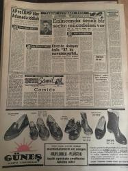 YENİ SABAH GAZETESİ  24 EYLÜL  1961 YIL :24 SAYI :8093---Uçak kazası 33 ölü var  : Adana dan  Kalkan THY Uçağı  Esenboğa da Düştü --Namus Sözümüzü Tutuyoruz :Gürsel Seçim İçin Radyo da Millete Hitap Ediyoruz --İçişleri Bakanı Memurlardan Tarafsız Kalmalarını  İstedi --İmralı da ki  43 suçlu  da Kayseri ye  nakledildi ---Bugün  Propaganda :Siyavuşgil -- 1Ekim den itibaren  tek tip  ekmek  çıkarılıyor --Erzincan da  örnek bir seçim  mücadelesi  var -- Kiraz  da dolaşan  fısıltı  :AP bir  muvazaa partisi---Fenerbahçe  Ankaragücünü  penaltı  golüyle  yendi :1-0--Şekerhilal :1 İstanbul spor :1--İzmir Spor -Vefa Maçı 80 Dakika Oynandı ---Yüzme Şampiyonası  Dört Rekorla Açıldı ---