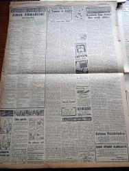 Cumhuriyet Gazetesi -14 Temmuz 1957 - Nadir Nadi - Sovyet Rusya Türkiye'ye Karşı İktisadi Taarruza Geçti - İngiltere Kıbrıs'ı Taksim'e Yanaşmıyor - Ordu Sergisi Gülhane Parkında Dün Açıldı - Akdeniz'de Rus Filosu - Osman Bölükbaşı Son İtiraz Hakkını Kullanıyor - Yeni Tersanenin İlk Planları Hazırlandı - Hasan Ali Yücel Köşe Yazısı - Senenin En Beğenilen Perde Ve Sahne Eseri Uyuyan Prens - Yanlış Zifaf Yazan Kemal Bilbaşar Yazı Dizisi - Bandırma'ya Zuhurat Postası - Karikatür - Yemen'de Sovyet Silahları - Hollywood Kraliçe İstemiyor - Mine Coşkun Küçük Çiftlik Parkında - Fahri Celal Göktulga - Bulmaca - Haftanın Şakaları Yazan Burhan Felek - Fransa'nın Milli Bayramı - Zihin Sporları - Büyük Casuslar Derleyen A. Cemalettin Saraçoğlu - Opon Ağrı Kesici - Opatia'da Şampiyon Olduk - Aysberg Tehlikesi - Sümerbank - Fenerbahçe Kongresi Bu Sabah Yapılıyor - Zeki Rıza Sporel - Ali Muhiddin Hacı Bekir - Faruk Ilgaz - Liselerarası Türkiye Atletizm Birincilikleri - Mediha Demirkıran -Mualla Gökçay