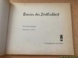 BREVİER DER ZARTLİCHKEİT / ANTON SCHNACK / VERLAG BARMEİER UND NİKEL / ALMANCA KİTAP (İHALE VEREN)
