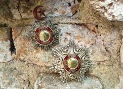 TÜRKİYE TÜRK OSMANLI MEDJİDİE GRAND ÇAPRAZ YILDIZ GÖRÜNÜM GÜMÜŞ SİPARİŞİ OSMANLI
