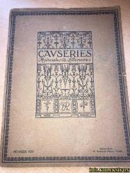 CAVSERİES / MEDİCALES & LİTTERAİRES / FEVRİER 1929 / FRANSIZCA KİTAP (CAVSERIES / TIP VE EDEBİYAT / ŞUBAT 1929)