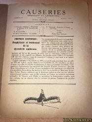 CAVSERİES / MEDİCALES & LİTTERAİRES / FEVRİER 1929 / FRANSIZCA KİTAP (CAVSERIES / TIP VE EDEBİYAT / ŞUBAT 1929)