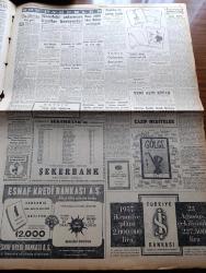 Cumhuriyet Gazetesi - 30 Haziran 1957 - Cumhuriyetçi Millet Partisi Genel İdare Kurulunun Tebliği - NATO Genel Sekreteri Spaak'ın Atina'ya Ziyareti - Seçimler 1958'de Mi Yapılacak - Tabii Afetler Bütün Dünyada Hasar Yaptı - CHP Tunceli Milletvekili Aslan Bora Askerlik Müddetinin İndirilmesini Hususunda Kanun Teklifi Yaptı - Maltepe Sigara Fabrikasının Temeli Dün Atıldı - Kırşehir Bugün Vilayet Oluyor - Gordiyom Kazıları - Beyazıt Aksaray Yolu Trafiğe Kapatılıyor - İzmir Belediyesi İle Eshot İhtilafa Düştü - Geliboludaki Heykel Davası - Yanlış Zifaf Yazan Kemal Bilbaşar Yazı Dizisi - Esnaf Ve Kredi Bankası Yarın Hizmete Giriyor - Kore'deki Anlaşmayı Kızıllar Bozuyor - Amerikan Dış Yardımı Kısıldı - Yüzbaşı Mehmet Emin Özdemir'in Duruşması Başladı - Sophia Loren Aleyhine Dava Açıldı - Antalya'da Tarihi Sen Piyer Kilisesinde Ayin Yapıldı - Haftanın Şakaları Yazan Burhan Felek - Bir Perde Kapandı Yazan Nihal Karamağaralı Yazı Dizisi - Basketbolda İtalya'yı 57 50 Yendik - Galatasaray
