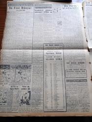 Cumhuriyet Gazetesi - 30 Haziran 1957 - Cumhuriyetçi Millet Partisi Genel İdare Kurulunun Tebliği - NATO Genel Sekreteri Spaak'ın Atina'ya Ziyareti - Seçimler 1958'de Mi Yapılacak - Tabii Afetler Bütün Dünyada Hasar Yaptı - CHP Tunceli Milletvekili Aslan Bora Askerlik Müddetinin İndirilmesini Hususunda Kanun Teklifi Yaptı - Maltepe Sigara Fabrikasının Temeli Dün Atıldı - Kırşehir Bugün Vilayet Oluyor - Gordiyom Kazıları - Beyazıt Aksaray Yolu Trafiğe Kapatılıyor - İzmir Belediyesi İle Eshot İhtilafa Düştü - Geliboludaki Heykel Davası - Yanlış Zifaf Yazan Kemal Bilbaşar Yazı Dizisi - Esnaf Ve Kredi Bankası Yarın Hizmete Giriyor - Kore'deki Anlaşmayı Kızıllar Bozuyor - Amerikan Dış Yardımı Kısıldı - Yüzbaşı Mehmet Emin Özdemir'in Duruşması Başladı - Sophia Loren Aleyhine Dava Açıldı - Antalya'da Tarihi Sen Piyer Kilisesinde Ayin Yapıldı - Haftanın Şakaları Yazan Burhan Felek - Bir Perde Kapandı Yazan Nihal Karamağaralı Yazı Dizisi - Basketbolda İtalya'yı 57 50 Yendik - Galatasaray