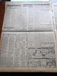 Ulus Gazetesi - 20 Şubat 1959 - Kıbrıs Anlaşması Dün Akşam İmzalandı - Adnan Menderes Bu Uçak Enkazından Kurtuldu - Londra Uçak Kazasında Ölenlerin Naaşları Bugün Bekleniyor - Sev Uçağı Kazası Hakkında İlk Raporlar - Başbakan Adnan Menderes'in Sağ Kurtulduğu Uçak Kazası Yerinden Röportaj - Uçak Kazasından Sağ Kurtulan Adnan Menderes Sakindi - Kuklalar Yazan Oktay Verel - Yalçın Tuna - Adnan Menderes'i Kurtaran Çiftçinin Anlattıkları - Atatürk Kadınları İşbaşında - Memetle Memet Yazan Çizen Tonguç Yaşar - Cumhuriyet Halk Partisinden Kısa Haberler - Milli Lig'e Yarın Üç Şehirde Başlanıyor - Yeni Merkez Hakem Komitesi - Futbol Federasyonu Milli Lig İçin 42 Orta 48 Yan Hakemi Seçti - Otel Barıkan Pavyon Ve Çay Salonu - Land Rover - Perihan Altındağ Sözeri Turistik Göl Gazinosunda - Emeklilik Hakkında Söylenti