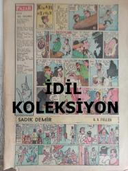 Pazar Haftalık Aktüalite Sinema Tiyatro Müzik ve Magazin Dergisi - Kibar Hırsız - Sadık Demir Çizgi Romanı - Cihan Harbindenber - Orta Doğu'nun En Sakin Köşesi İstanbul'da - Kaybolan Sevgililer - Yazısız Karikatürler - Genç Kız Kalbi - Gül ve Kılıç Çizgi romanı - Karşılama Töreni  -İlhan Tarus - Palais Royal Paris'in Kırk Haramiler Mağarası - Nurullah Ataç - Onları Ölüm Ayırabildi - Bir Kadının Elleri de Sözleri Gibi Zarif ve İfadeli Olmalıdır - Zeynep Berk - Alex Tonio - Kuvvetliler ağlamaz - Estelle Slater - Yüz bin Kişilik Stad Hikayesi - Bu Hikayeye Bütün İyi Niyetimizle İnanmalıyız - Uçan Adam Vakvaka Kardeş fotoğraf ve haberi  -Dergi Tam Değildir Sadece 12 Sayfası Mevcuttur - Dergi Kapağı Yoktur