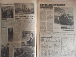 Pazar Haftalık Aktüalite Sinema Tiyatro Müzik ve Magazin Dergisi - Kibar Hırsız - Sadık Demir Çizgi Romanı - Cihan Harbindenber - Orta Doğu'nun En Sakin Köşesi İstanbul'da - Kaybolan Sevgililer - Yazısız Karikatürler - Genç Kız Kalbi - Gül ve Kılıç Çizgi romanı - Karşılama Töreni  -İlhan Tarus - Palais Royal Paris'in Kırk Haramiler Mağarası - Nurullah Ataç - Onları Ölüm Ayırabildi - Bir Kadının Elleri de Sözleri Gibi Zarif ve İfadeli Olmalıdır - Zeynep Berk - Alex Tonio - Kuvvetliler ağlamaz - Estelle Slater - Yüz bin Kişilik Stad Hikayesi - Bu Hikayeye Bütün İyi Niyetimizle İnanmalıyız - Uçan Adam Vakvaka Kardeş fotoğraf ve haberi  -Dergi Tam Değildir Sadece 12 Sayfası Mevcuttur - Dergi Kapağı Yoktur