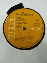 33'lük LP - Orchester Anthony Ventura Je T'aime 5 (Türkiye Baskısı)