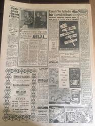 YENİ SABAH GAZETESİ 19 EKİM 1962 YIL :25 SAYI :8478---Af edilen  mahkumlar dün  ailelerine  kavuştu --55 Ağa hakkındaki  kanun  da kaldırıldı Affedilen  yurt dışına çıkabilecek --Ayrı yatan karısını  öldürmeye  kalktı ---Eve dönmek :Siyavuşgil --Turistlerde 20 bin  parça   eşya çalmışlar --İzmir  'in  içinde  dün  bir  karakol bastılar ---Kennedy ,bir Zenci için  23600 eri  seferber  etti --G.Birliği Reisi Galatasaray 'ı  Mağlup Edeceğiz Dedi --Naci İzmir de  forvet  oynayacak --Şeref 'in  durumu  bugün  belli  oluyor --Spor -Toto bayileri  tasnife  tabi tutuluyor --Galatasaray Bytom  Rövanşını  18 Kasım da --Roma Altay İçin Hazırlanıyor --