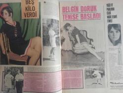 Pazar Haftalık Aktüalite Sinema Tiyatro Müzik ve Magazin Dergisi - 10 Mayıs 1968 - Zeynep Aksu - Meftun Olgaç - Beş Kilo Verdi - Belgin Doruk Tenise Başladı - Tokalon Krem Reklamı - Louis Philippe Ruj Reklamı - Sinema ve Tiyatro Semine Günay'a Ağladı - Puro Sabun Reklamı - Selda Alkor - Figen Say - Peri Han - Mayoları İzmir'de Giydiler - Zeynep Aksu - Peri Han - Figen Say - Selda Alkor - Funda Gürçen - Zeynep Değirmencioğlu - Kemal Gürmen - Ayten Gökçer - Zafer Önen - Cüneyt Arkın Lübnanlı Yıldız Tarup'la Sevişiyor - Beyrut'ta Aşk Başkadır - Resimli Roman Kahramanı Tarkan Dava Konusu Oluyor - Sezgin Burak - Mehmet Aslan - Tanju Korel fotoğraf ve haberi - Tam Takım Dergi