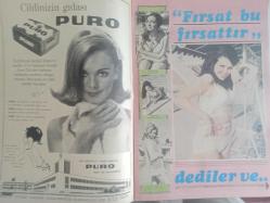 Pazar Haftalık Aktüalite Sinema Tiyatro Müzik ve Magazin Dergisi - 10 Mayıs 1968 - Zeynep Aksu - Meftun Olgaç - Beş Kilo Verdi - Belgin Doruk Tenise Başladı - Tokalon Krem Reklamı - Louis Philippe Ruj Reklamı - Sinema ve Tiyatro Semine Günay'a Ağladı - Puro Sabun Reklamı - Selda Alkor - Figen Say - Peri Han - Mayoları İzmir'de Giydiler - Zeynep Aksu - Peri Han - Figen Say - Selda Alkor - Funda Gürçen - Zeynep Değirmencioğlu - Kemal Gürmen - Ayten Gökçer - Zafer Önen - Cüneyt Arkın Lübnanlı Yıldız Tarup'la Sevişiyor - Beyrut'ta Aşk Başkadır - Resimli Roman Kahramanı Tarkan Dava Konusu Oluyor - Sezgin Burak - Mehmet Aslan - Tanju Korel fotoğraf ve haberi - Tam Takım Dergi