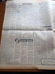 Ulus Gazetesi - 23 Nisan 1959 - Seçmen Kütüklerinin Yoklaması Başlıyor - Seçimlere Hazırlık CHP Kağıt Talebinde Bulundu - Amerikan Ordu Başkanı Brucker Geldi - Sinemacılar Zam İsteğini Tekrarladı - Başbakan Adnan Menderes İstanbul'da - Ulusal Egemenlik Ve Çocuk Bayramı Kutlu Olsun - İnkılapçılar Cemiyeti Kurulamıyor - Kasım Gülek'in Konuşmasından 9 Gazeteci Beraat Etti - İbrahim Öktem - Emin Paksüt - Kemal Satır - Avrupa Konseyine CHP Üyelerinin İstifa Ettikleri Bildirilmemiş - Çalar Saat Yazan Erle Stanley Gardner Yazı Dizisi - 39. Yıldönümü Münasebetiyle Türkiye Büyük Millet Meclisi Hükümeti Nasıl Kurulmuştur - Tevfik Fikret Sılay'ı Anarken - Türk Musiki Derneği Toplantısı - Avrupa Konseyinin 10. Yıldönümü İçin Pul - Veremle Savaş Balosu - Snark Füzesi Geri Döndü - Gaziantep'te İki Gezici Vaize Göre Sinemaya Giden Karısını Evde Saklamayanlar Komünist - Panşen Lama'ya Suikast Yapılmış - Einstein Nazariyesi Üzerine Araştırmalar - Lefter Küçükandonyadis - Türkmen Kupası Başlıyor