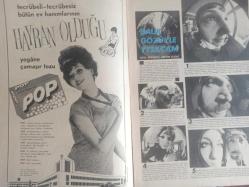 Pazar Haftalık Aktüalite Sinema Tiyatro Müzik ve Magazin Dergisi - 9 Şubat 1968 - Sayı:594 - Ertan Anapa - Sevinç Pekin - Pop Çamaşır Tozu Reklamı - Balık Gözüyle Yeşilçam - Gülsün Kamu - Orhan Günşiray - Meftun Olgaç - Belgin Doruk - Murat Soydan - Sezer Güvenirgil - Cüneyt Arkın - Alp Zeki Heper - Türkan Şoray İsteyen Oynatsın - Devlet Devrim ve Annesi Şarkıcı oldu - Nermin Baykara Devrim - Hanımların Köşesi - Yıldız Falınız - Nurlan San Evlendi - Göksel Kalaycı - Suat Yalaz - Fikret Hakan - Erol Taş - Orhan Günşiray - Tülay Erdeniz fotoğraf ve haberi - Tam Takım Dergi