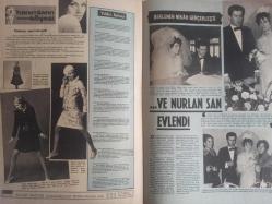 Pazar Haftalık Aktüalite Sinema Tiyatro Müzik ve Magazin Dergisi - 9 Şubat 1968 - Sayı:594 - Ertan Anapa - Sevinç Pekin - Pop Çamaşır Tozu Reklamı - Balık Gözüyle Yeşilçam - Gülsün Kamu - Orhan Günşiray - Meftun Olgaç - Belgin Doruk - Murat Soydan - Sezer Güvenirgil - Cüneyt Arkın - Alp Zeki Heper - Türkan Şoray İsteyen Oynatsın - Devlet Devrim ve Annesi Şarkıcı oldu - Nermin Baykara Devrim - Hanımların Köşesi - Yıldız Falınız - Nurlan San Evlendi - Göksel Kalaycı - Suat Yalaz - Fikret Hakan - Erol Taş - Orhan Günşiray - Tülay Erdeniz fotoğraf ve haberi - Tam Takım Dergi