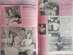 Pazar Haftalık Aktüalite Sinema Tiyatro Müzik ve Magazin Dergisi - 1 Temmuz 1967 - Sayı:562 - Ajda Pekkan - Sezer Güvenirgil - Zeynep Aksu Cüneyt Arkın'la Oynuyor - Aşk Sahneleri Tamer Yiğit'i Zayıflattı - Başa Gelen Çekilir Diyor - Gönül Yazar - Ajda Pekkan sinemayı Unuttu - Sinema Haberleri - Birsen Ayda - Tanju Gürsu - Nevin Nural - Erol Solak - Ünsel Aybek - Suzan Avcı, Kapıcısı ile Kavga Etti - Hanımlar Sizin İçin - Zeynep Berk - Tanju Korel - Yeşilçam'da Yeni Bir İsim - Sezer Güvenirgil'e Sessiz Boykot! fotoğraf ve haberi - Tam Takım Dergi
