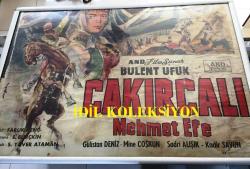 ÇAKIRCALI MEHMET EFE, ORİJİNAL YEŞİLÇAM SİNEMA AFİŞİ, 1950, FİLM AFİŞİ / POSTERİ - BÜYÜK BOY - ORİJİNAL - 97 X 70 cm EBADINDA - Original Turkish Big Size Movie Poster - Faruk Kenç, Turgut Demirağ, Murat Sertoğlu, Bülent Ufuk, Gülistan Güzey, Vedat Karaokçu, Münevver Çoşkun, Sadri Alışık, Zeki Alpan, Mehmet Karaca, Kadir Savun, Salih Tozan, Şadi Yaver Ataman, Enver Burçkin, AND Film, Mimeray Ofset (RESTORASYONLU AFİŞTİR, DÖNEMİNE AİT, ÇOK NADİR, ÇERÇEVEYLE BİRLİKTE)