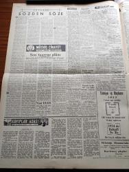 Yeni Ulus Gazetesi - 21 Aralık 1953 - Yabancı Basında CHP'nin Mallarının Alınması Hadisesi - İsmet İnönü Kasım Gülek'le Toplantıda - Zafer Gazetesinin İğrenç İsnadına Faik Ahmet Barutçu Cevap Veriyor - Ankara'da Gençlerbirliği Avusturya'ya 8 2 Mağlup Oldu - Hüseyin Cahit Yalçın - Kore'de Kızılların Esirlere İzahatı - Nihat Erim - Nurullah Ataç Köşe Yazısı - Müthiş Cinayet Katil Nasıl Yakalandı -  İki Açıkgöz Katillere Karşı Filmi - Pamuk Prenses Ve Yedi Cüceler Filmi - Kayıplar Adası Çeviren Nuri Özkan Yazı - Pakistan'a Amerikan Yardımı - Güzellik Müsabakalarının İçyüzü Yazı Dizisi - Nivea Krem - Yeni Çıkan Sahibinin Sesi Plakları - Minerva Dikiş Makinesi - Hamiyet Yüceses - Abdullah Yüce - Mustafa Çağlar - Orion Radyoları -  Ozon Çamaşır Suyu- Vikodin Tablet