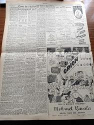 Yeni Ulus Gazetesi - 21 Aralık 1953 - Yabancı Basında CHP'nin Mallarının Alınması Hadisesi - İsmet İnönü Kasım Gülek'le Toplantıda - Zafer Gazetesinin İğrenç İsnadına Faik Ahmet Barutçu Cevap Veriyor - Ankara'da Gençlerbirliği Avusturya'ya 8 2 Mağlup Oldu - Hüseyin Cahit Yalçın - Kore'de Kızılların Esirlere İzahatı - Nihat Erim - Nurullah Ataç Köşe Yazısı - Müthiş Cinayet Katil Nasıl Yakalandı -  İki Açıkgöz Katillere Karşı Filmi - Pamuk Prenses Ve Yedi Cüceler Filmi - Kayıplar Adası Çeviren Nuri Özkan Yazı - Pakistan'a Amerikan Yardımı - Güzellik Müsabakalarının İçyüzü Yazı Dizisi - Nivea Krem - Yeni Çıkan Sahibinin Sesi Plakları - Minerva Dikiş Makinesi - Hamiyet Yüceses - Abdullah Yüce - Mustafa Çağlar - Orion Radyoları -  Ozon Çamaşır Suyu- Vikodin Tablet