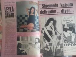 Pazar Haftalık Aktüalite Sinema Tiyatro Müzik ve Magazin Dergisi - 25 Mart 1967 - Sayı:548 - Sevda Ferdağ - Amerika'dan Yeni Dönen Leyla Sayar - ''Sinemada Kalsam Delirirdim'' - OPON İlaç Reklamı - Geçmiş Zaman Olur Ki - Cüneyt Arkın - Pop Sabun Reklamı - Ajda Pekkan 3 Gün İçin Almanya'ya Gidip Döndü - Sevda Ferdağ Er Geç Sinemayı Bırakacağım - Bu Üçüncü Filmleri - Yine Yana Yana Yine Göz Göze - Ediz Hun - Sema Özcan - Hanımlar Sizin İçin - Zeynep Berk - Yıldızlar ve Falınız - Esen Püsküllü Kahve Falına Baktı - Papatya - Yüksel Alkaya - Yıllar Sonra Sinemaya Döndüler fotoğraf ve haberi - Tam Takım Dergi