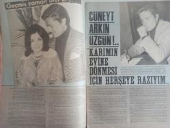 Pazar Haftalık Aktüalite Sinema Tiyatro Müzik ve Magazin Dergisi - 25 Mart 1967 - Sayı:548 - Sevda Ferdağ - Amerika'dan Yeni Dönen Leyla Sayar - ''Sinemada Kalsam Delirirdim'' - OPON İlaç Reklamı - Geçmiş Zaman Olur Ki - Cüneyt Arkın - Pop Sabun Reklamı - Ajda Pekkan 3 Gün İçin Almanya'ya Gidip Döndü - Sevda Ferdağ Er Geç Sinemayı Bırakacağım - Bu Üçüncü Filmleri - Yine Yana Yana Yine Göz Göze - Ediz Hun - Sema Özcan - Hanımlar Sizin İçin - Zeynep Berk - Yıldızlar ve Falınız - Esen Püsküllü Kahve Falına Baktı - Papatya - Yüksel Alkaya - Yıllar Sonra Sinemaya Döndüler fotoğraf ve haberi - Tam Takım Dergi