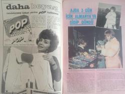 Pazar Haftalık Aktüalite Sinema Tiyatro Müzik ve Magazin Dergisi - 25 Mart 1967 - Sayı:548 - Sevda Ferdağ - Amerika'dan Yeni Dönen Leyla Sayar - ''Sinemada Kalsam Delirirdim'' - OPON İlaç Reklamı - Geçmiş Zaman Olur Ki - Cüneyt Arkın - Pop Sabun Reklamı - Ajda Pekkan 3 Gün İçin Almanya'ya Gidip Döndü - Sevda Ferdağ Er Geç Sinemayı Bırakacağım - Bu Üçüncü Filmleri - Yine Yana Yana Yine Göz Göze - Ediz Hun - Sema Özcan - Hanımlar Sizin İçin - Zeynep Berk - Yıldızlar ve Falınız - Esen Püsküllü Kahve Falına Baktı - Papatya - Yüksel Alkaya - Yıllar Sonra Sinemaya Döndüler fotoğraf ve haberi - Tam Takım Dergi