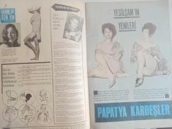 Pazar Haftalık Aktüalite Sinema Tiyatro Müzik ve Magazin Dergisi - 25 Mart 1967 - Sayı:548 - Sevda Ferdağ - Amerika'dan Yeni Dönen Leyla Sayar - ''Sinemada Kalsam Delirirdim'' - OPON İlaç Reklamı - Geçmiş Zaman Olur Ki - Cüneyt Arkın - Pop Sabun Reklamı - Ajda Pekkan 3 Gün İçin Almanya'ya Gidip Döndü - Sevda Ferdağ Er Geç Sinemayı Bırakacağım - Bu Üçüncü Filmleri - Yine Yana Yana Yine Göz Göze - Ediz Hun - Sema Özcan - Hanımlar Sizin İçin - Zeynep Berk - Yıldızlar ve Falınız - Esen Püsküllü Kahve Falına Baktı - Papatya - Yüksel Alkaya - Yıllar Sonra Sinemaya Döndüler fotoğraf ve haberi - Tam Takım Dergi