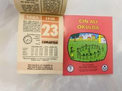 23 Ekim 1982 hediyelik orijinal Ülker takvim yaprağı (Cin Ali kitabı hediyeli:)