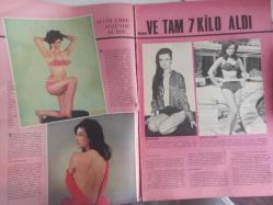 Pazar Haftalık Aktüalite Sinema Tiyatro Müzik ve Magazin Dergisi - 2 Temmuz 1966 - Sayı:510 - Neriman Köksal - Sevim Emre Sözünde Durdu ve Tam 7 Kilo Geldi - Nilüfer Aydan - Gülsün Kamu - Ekrem Bora - Gül Bora - Selma Güneri - Yusuf Sezgin - Nuran Aksoy - Figen Say Dansöz Oldu - Evlenmek mi Aman Uzak Olsun - Semra Sar - Leyla Sayar - Selda Alkor - Ajda Pekkan - Gülsün Kamu'ya Semer Vurdular - Hanımlar İçin - Zeynep Berk - Yıldızınız - Yeni Saç Modelleri - Fikret Hakan - Beba Lancar - Şöhrete Kavuştu fotoğraf ve haberi - Tam Takım Dergi