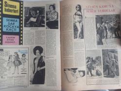 Pazar Haftalık Aktüalite Sinema Tiyatro Müzik ve Magazin Dergisi - 2 Temmuz 1966 - Sayı:510 - Neriman Köksal - Sevim Emre Sözünde Durdu ve Tam 7 Kilo Geldi - Nilüfer Aydan - Gülsün Kamu - Ekrem Bora - Gül Bora - Selma Güneri - Yusuf Sezgin - Nuran Aksoy - Figen Say Dansöz Oldu - Evlenmek mi Aman Uzak Olsun - Semra Sar - Leyla Sayar - Selda Alkor - Ajda Pekkan - Gülsün Kamu'ya Semer Vurdular - Hanımlar İçin - Zeynep Berk - Yıldızınız - Yeni Saç Modelleri - Fikret Hakan - Beba Lancar - Şöhrete Kavuştu fotoğraf ve haberi - Tam Takım Dergi