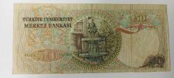 1970 Yıllarında Basılan Cumhuriyet Dönemi Koleksiyonluk Elli Türk Lirası