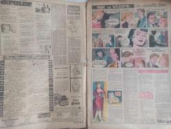 Pazar Haftalık Aktüalite Sinema Tiyatro Müzik ve Magazin Dergisi - 28 Aralık 1958 - Sayı:118 - Kar ve Yılbaşı - Bu Seneki Falınız - Aşk ve Vazife Çizgi Romanı - Yılbaşı Fantazisi - Elenora Meherin - Mylene Demongeot - Hediye Beğendirmek Zordur - Posta Kutusu - İstikbaliniz - Genç Kız Kalbi ve Uçan Adam Çizgi Romanı - 1959'un Yıldızı Olacak - Tebrik Kartının Hikayesini Biliyormusunuz? - Yaşanmış Hikayeler - Hula Hoop Öğretiyoruz - Kar ve Yılbaşı - Pratik Bilgiler - Kadınlarla Başbaşa - Zeynep Berk - Yeni Yıl Hikayesi - Alba De Cesbedes - Neler Hediye Etmemelisiniz? - Anne Mariel - Kore'de Şehvet Geceleri - Sinema Aktüalite - Bilmece Bulmaca ve Eğlence - Kibar Hırsız Çizgi Romanı - Bir Tadımlık - Yılbaşı Sofraınızı Hazırlarken fotoğraf ve haberi - Tam Takım Dergi