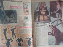 Pazar Haftalık Aktüalite Sinema Tiyatro Müzik ve Magazin Dergisi - 28 Aralık 1958 - Sayı:118 - Kar ve Yılbaşı - Bu Seneki Falınız - Aşk ve Vazife Çizgi Romanı - Yılbaşı Fantazisi - Elenora Meherin - Mylene Demongeot - Hediye Beğendirmek Zordur - Posta Kutusu - İstikbaliniz - Genç Kız Kalbi ve Uçan Adam Çizgi Romanı - 1959'un Yıldızı Olacak - Tebrik Kartının Hikayesini Biliyormusunuz? - Yaşanmış Hikayeler - Hula Hoop Öğretiyoruz - Kar ve Yılbaşı - Pratik Bilgiler - Kadınlarla Başbaşa - Zeynep Berk - Yeni Yıl Hikayesi - Alba De Cesbedes - Neler Hediye Etmemelisiniz? - Anne Mariel - Kore'de Şehvet Geceleri - Sinema Aktüalite - Bilmece Bulmaca ve Eğlence - Kibar Hırsız Çizgi Romanı - Bir Tadımlık - Yılbaşı Sofraınızı Hazırlarken fotoğraf ve haberi - Tam Takım Dergi