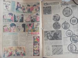 Pazar Haftalık Aktüalite Sinema Tiyatro Müzik ve Magazin Dergisi - 28 Aralık 1958 - Sayı:118 - Kar ve Yılbaşı - Bu Seneki Falınız - Aşk ve Vazife Çizgi Romanı - Yılbaşı Fantazisi - Elenora Meherin - Mylene Demongeot - Hediye Beğendirmek Zordur - Posta Kutusu - İstikbaliniz - Genç Kız Kalbi ve Uçan Adam Çizgi Romanı - 1959'un Yıldızı Olacak - Tebrik Kartının Hikayesini Biliyormusunuz? - Yaşanmış Hikayeler - Hula Hoop Öğretiyoruz - Kar ve Yılbaşı - Pratik Bilgiler - Kadınlarla Başbaşa - Zeynep Berk - Yeni Yıl Hikayesi - Alba De Cesbedes - Neler Hediye Etmemelisiniz? - Anne Mariel - Kore'de Şehvet Geceleri - Sinema Aktüalite - Bilmece Bulmaca ve Eğlence - Kibar Hırsız Çizgi Romanı - Bir Tadımlık - Yılbaşı Sofraınızı Hazırlarken fotoğraf ve haberi - Tam Takım Dergi