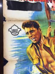KAHRAMAN ÇAVUŞ, ORİJİNAL SİNEMA ÇİZİM AFİŞİ - South Sea Woman, 1953, FİLM AFİŞİ / POSTERİ - BÜYÜK BOY - ORİJİNAL - 100 X 68 cm EBADINDA - Original Turkish Big Size Movie Poster - Arthur Lubin, Edwin Blum, Earl Baldwin, Stanley Shapiro, Burt Lancaster, Virginia Mayo, Chuck Connors, Arthur Shields, Barry Kelley, 	Leon Askin, Veola Vonn, Bob Sweeney, Hayden Rorke, Raymond Greenleaf, Paul Burke, Henri Letondal, William O'Leary, John Alderson, George Saurel, WARNER BROS (RESTORASYON YAPILMIŞTIR, DÖNEM AFİŞİDİR)