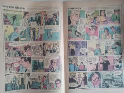 Pazar Haftalık Aktüalite Sinema Tiyatro Müzik ve Magazin Dergisi - 28 Ağustos 1965 - Sayı:466 - Selma Güneri - Genç Kız Kalbi ve Boncuk Çizgi Romanı - 12 Ayda 18 Film Çevirip Afiş Rekoru Kırdı - Bir Aktörün 24 Saati - Cüneyt Arkın - Ahmet Tarık Tekçe - Türkan Şoray - Birsen Menekşeli - Sevim Çağlayan - Öfke Dağları Sardı Film Hikayesi - Pervin Par - Ekrem Bora - Nilüfer Aydan - Puro Tuvalet Sabunu Reklamı - Doktor Kilder ve Kırık Kalp Çizgi Romanı - Aşk Rüyası - Yeşilçam'da Soyunmayan Kalmadı - Ajda Pekkan - Pervin Par - Nilüfer Aydan - Fatma Girik - Hülya Koçyiğit - Birsen Menekşeli - Nebahat Çehre - Devlet Devrim - Mine Soley - Zuhal Tan - Ebediyen Beraberiz fotoromanı - Tanışma ve Tanıştırma - Hanımlar Sizin İçin - Zeynep Berk - Hasbi Tembeler Çizgi Romanı fotoğraf ve haberi - Tam Takım Dergi