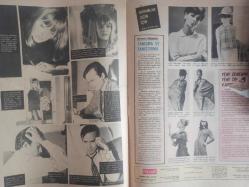 Pazar Haftalık Aktüalite Sinema Tiyatro Müzik ve Magazin Dergisi - 28 Ağustos 1965 - Sayı:466 - Selma Güneri - Genç Kız Kalbi ve Boncuk Çizgi Romanı - 12 Ayda 18 Film Çevirip Afiş Rekoru Kırdı - Bir Aktörün 24 Saati - Cüneyt Arkın - Ahmet Tarık Tekçe - Türkan Şoray - Birsen Menekşeli - Sevim Çağlayan - Öfke Dağları Sardı Film Hikayesi - Pervin Par - Ekrem Bora - Nilüfer Aydan - Puro Tuvalet Sabunu Reklamı - Doktor Kilder ve Kırık Kalp Çizgi Romanı - Aşk Rüyası - Yeşilçam'da Soyunmayan Kalmadı - Ajda Pekkan - Pervin Par - Nilüfer Aydan - Fatma Girik - Hülya Koçyiğit - Birsen Menekşeli - Nebahat Çehre - Devlet Devrim - Mine Soley - Zuhal Tan - Ebediyen Beraberiz fotoromanı - Tanışma ve Tanıştırma - Hanımlar Sizin İçin - Zeynep Berk - Hasbi Tembeler Çizgi Romanı fotoğraf ve haberi - Tam Takım Dergi