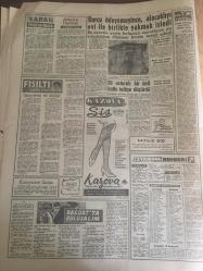 YENİ SABAH GAZETESİ 13 EKİM  1962 YIL : 25  SAYI 8472----Meclis Affı Kabul Etti --Bir yankesicinin  evine  hırsız girdi ---Kadını önce  çırılçıplak soydu ,sonra kaçırdı --Sancar  vazifeye  başlıyor --Tehlike  Karşısında Birleşme ---Antalya Festivali :Siyavuşgil ---Borcu ödemeyince  ,alacaklıyı  evi ile birlikte yakmak istedi ----Dublaj yasak  edilirse  , Türkiye 'ye  yabancı  film  getirilmeyecek --Sinema :Asi Kadın, Cengiz Hanım Hazineleri --Apak  :Avrupa Kupasında  İtalya ile Aynı Şansa Sahibiz  ---Fenerbahçe  , bugün iddialı  Vefa ile  karşılaşıyor --Santos  ,Benfica 'yı  hezimete  uğrattı :5-2---Fenerbahçe  Şerefi Geri Çağırdı --