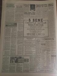 YENİ SABAH GAZETESİ  11 EKİM 1962 YIL :25 SAYI :8470---Af kanunu çıkardıktan sonra Meclis tatile  girecek ---Af Tasarısını  Adalet Komisyonu Dün Kabul Etti ---Trafik  cezaları  yüzde 200 artmalı --C.Gürsel İnönü ile Görüştü --Ecnebi  fillerinin  düblajı  yasak edildi --CHP ve AP milleti  birliğe  çağırıyor---Huzura Doğru :Siyavuşgil ---Boğazda  eğlenmeye  giderken  can verdi --Ceyhan da iki  kız  taksi Adana 'ya  kaçırıldı ---Atomla çalışan  otolar  yapılacak --Habeşistan  'ı  3-0 yendik --Sürpriz  :İzmir spor  B.Beyi ile dün 1-1  berabere  kaldı ---İstanbul  hakemleri  boykottan  vazgeçiyor --Kokotoviç  futbolda  bir reform  yapıyor --
