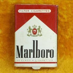 VINTAGE MARLBORO KİBRİT KUTUSU US PA TEL : 1396 GEBZE