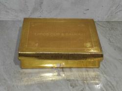 17426-AMBALAJINDA KIBRIS HARİTALI VE GS AMBLEMLİ 6 ADET TAKIM PORSELEN TÜRK KAHVESİ TAKIMI