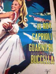 PRENSİN BAKİRESİ, ORİJİNAL SİNEMA ÇİZİM AFİŞİ - Una vergine per il principe, 1965, FİLM AFİŞİ / POSTERİ - BÜYÜK BOY - ORİJİNAL - 100 X 70 cm EBADINDA - Original Turkish Big Size Movie Poster - Pasquale Festa Campanile,  Pasquale Festa Campanile, Ugo Liberatore, Giorgio Prosperi, Vittorio Gassman, Virna Lisi, Philippe Leroy, Tino Buazzelli, Maria Grazia Buccella, Vittorio Caprioli, Paola Borboni, Anna Maria Guarnieri, Giusi Raspani Dandolo - COLUMBIA PICTURES - FİTAŞ - (Restorasyonlu, Dönem Afişidir)