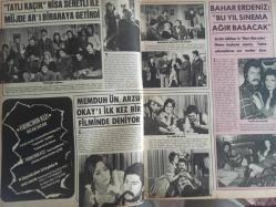 Pazar Haftalık Aktüalite Sinema Tiyatro Müzik ve Magazin Dergisi - 7 Nisan 1977 - Oscar Harris - Başak Doğru - Nisa Serezli - Tahir Kutsi Makal - Mithat Perin - Ümit Utku - Ümit Utku - Neco - Oya German - Suna Yıldızoğlu - Aliye Rona - Kayhan Yıldızoğlu - Muazzez Arçay -Nisa Serezli ile Müjde Ar Bir Araya Geldi - Memduh Ün Arzu Okay'ı İlk Kez Bir Filminde Deniyor - Engin Orbey - Bahar Erdeniz - Serdar Gökhan - Nevin Nuray - Aşkın Meram - Elif Pektaş - Mahmut Hekimoğlu - Alev Altın - Seher Şeniz - Şeyda Senem - Yaprak - Mine Mutlu - Figen Han - Aynur Akarsu - Romina Terry - Müfit İlkiz - Savaş Eşici - Melek Görgün - Alison Begg - Carol Stein - Kartal Tibet - Ekrem Bora - Funda Gürçen - Nejat Gürçen - Yonca Yücel fotoğraf ve haberi - Dergi Tam Değildir Sadece 18 Sayfası Mevcuttur - Dergi Kapağı Yoktur
