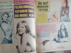 Pazar Haftalık Aktüalite Sinema Tiyatro Müzik ve Magazin Dergisi - 7 Nisan 1977 - Oscar Harris - Başak Doğru - Nisa Serezli - Tahir Kutsi Makal - Mithat Perin - Ümit Utku - Ümit Utku - Neco - Oya German - Suna Yıldızoğlu - Aliye Rona - Kayhan Yıldızoğlu - Muazzez Arçay -Nisa Serezli ile Müjde Ar Bir Araya Geldi - Memduh Ün Arzu Okay'ı İlk Kez Bir Filminde Deniyor - Engin Orbey - Bahar Erdeniz - Serdar Gökhan - Nevin Nuray - Aşkın Meram - Elif Pektaş - Mahmut Hekimoğlu - Alev Altın - Seher Şeniz - Şeyda Senem - Yaprak - Mine Mutlu - Figen Han - Aynur Akarsu - Romina Terry - Müfit İlkiz - Savaş Eşici - Melek Görgün - Alison Begg - Carol Stein - Kartal Tibet - Ekrem Bora - Funda Gürçen - Nejat Gürçen - Yonca Yücel fotoğraf ve haberi - Dergi Tam Değildir Sadece 18 Sayfası Mevcuttur - Dergi Kapağı Yoktur