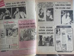 Pazar Haftalık Aktüalite Sinema Tiyatro Müzik ve Magazin Dergisi - 31 Mart 1977 - Sayı:1071 - Arzu Okay - Tülay Karaca - Mine Sun Bir Mide Kanaması Geçirdi - Film İthalcileri Yabancı Film Sorununu Tartıştı - Şantöz Funda - Fikret Hakan'la Film Çevirecek - Tevfik Gelenbe Doğum Gününü Sahnede Kutladı - Yılmaz Köksal Yeniden Film Setlerine Döndü - Ünsal Emre - Memduh Ün - Cüneyt Arkın - Banu Alkan - Melek Görgün - Selma Güneri Dokuz Yıllık Aradan Sonra Yeniden Plak Doldurmaya Başladı - Arzu Okay Yeni Aşkını Gizliyor - Meral Zeren Selami Şahin Ayrılığa Dayanamadılar - Tülay Karaca Bir Ay Avrupa'da Dans Edecek - Tülay Tansu Film Çevirmekten Korkuyor - Anna Chen fotoğraf ve haberi - Tam Takım Dergi