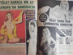 Pazar Haftalık Aktüalite Sinema Tiyatro Müzik ve Magazin Dergisi - 31 Mart 1977 - Sayı:1071 - Arzu Okay - Tülay Karaca - Mine Sun Bir Mide Kanaması Geçirdi - Film İthalcileri Yabancı Film Sorununu Tartıştı - Şantöz Funda - Fikret Hakan'la Film Çevirecek - Tevfik Gelenbe Doğum Gününü Sahnede Kutladı - Yılmaz Köksal Yeniden Film Setlerine Döndü - Ünsal Emre - Memduh Ün - Cüneyt Arkın - Banu Alkan - Melek Görgün - Selma Güneri Dokuz Yıllık Aradan Sonra Yeniden Plak Doldurmaya Başladı - Arzu Okay Yeni Aşkını Gizliyor - Meral Zeren Selami Şahin Ayrılığa Dayanamadılar - Tülay Karaca Bir Ay Avrupa'da Dans Edecek - Tülay Tansu Film Çevirmekten Korkuyor - Anna Chen fotoğraf ve haberi - Tam Takım Dergi