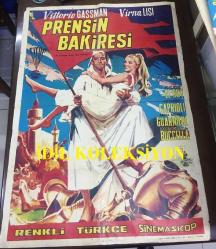 PRENSİN BAKİRESİ, ORİJİNAL SİNEMA ÇİZİM AFİŞİ - Una vergine per il principe, 1965, FİLM AFİŞİ / POSTERİ - BÜYÜK BOY - ORİJİNAL - 100 X 70 cm EBADINDA - Original Turkish Big Size Movie Poster - Pasquale Festa Campanile,  Pasquale Festa Campanile, Ugo Liberatore, Giorgio Prosperi, Vittorio Gassman, Virna Lisi, Philippe Leroy, Tino Buazzelli, Maria Grazia Buccella, Vittorio Caprioli, Paola Borboni, Anna Maria Guarnieri, Giusi Raspani Dandolo - COLUMBIA PICTURES - FİTAŞ - (Restorasyonlu, Dönem Afişidir)